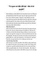 Từ quen sơ đến đối tác - đâu là bí quyết? pdf