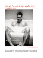 (đa số) con gái là thế, họ vẫn thích “trai hư” hơn