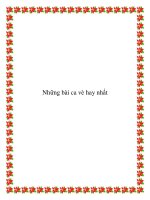 Những bài ca vè hay nhất potx