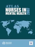 Atlas: Nurses in Mental Health 2007 - World Health Organization potx