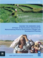 MAKING THE ECONOMIC CASE: A Primer on the Economic Arguments for Mainstreaming Poverty-Environment Linkages into Development Planning potx
