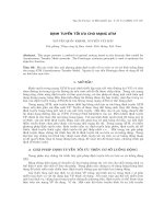 Định tuyến tối ưu cho mạng ATM. pdf