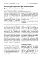 Báo cáo khoa học: Suppression of heat- and polyglutamine-induced cytotoxicity by nonsteroidal anti-inﬂammatory drugs potx