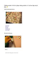 cách làm lọ hoa từ các mảnh vỡ