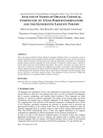 ANALYSIS OF NAMES OF ORGANIC CHEMICAL COMPOUNDS BY USING PARSER COMBINATORS AND THE GENERATIVE LEXICON THEORY doc