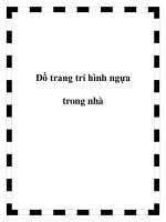 Đồ trang trí hình ngựa trong nhà docx