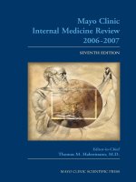 Mayo Clinic Internal Medicine Review 2006-2007 SEVENTH EDITION pot