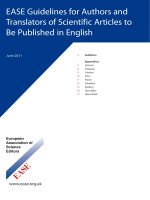 ease guidelines for authors and translators of scientific articles to be published in english