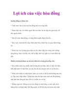 Lợi ích của việc hòa đồng ppt