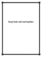 Keep body and soul together potx