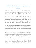 Mánh khóe lấy tiền ở một số trung tâm cấp cứu dữ liệu ppt