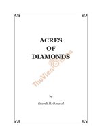 ACRES OF DIAMOND by Russell H. Conwell ppt