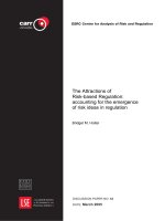 THE ATTRACTIONS OF RISK-BASED REGULATION: ACCOUNTING FOR THE EMERGENCE OF RISK IDEAS IN REGULATION docx