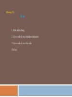 ĐẠI CƯƠNG VỀ THIẾT KẾ MÁY VÀ CHI TIẾT MÁY Chương 12: lò xo doc