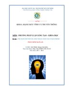 ứng dụng nguyên tắc sáng tạo cơ bản trong phần mềm mathlab