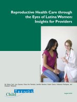 Reproductive Health Care through the Eyes of Latina Women: Insights for Providers ppt