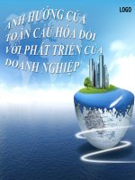 Ảnh hưởng của toàn cầu hóa đới với phát triển của doanh nghiệp pot