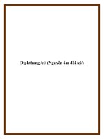 Diphthong /ei/ (Nguyên âm đôi /ei/) pdf