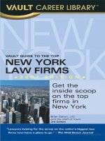 vault guide to the top new york law firms 2007 potx
