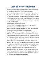Cách để hiểu con tuổi teen pdf