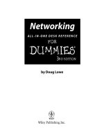 networking all-in-one desk reference for dummies 3rd