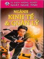 Ngành nghề kinh tế quản lý docx