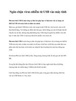 Ngăn chặn virus nhiễm từ USB vào máy tính doc