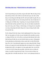 Khởi động, thận trọng & Khuyến khích các thử nghiệm mạnh docx