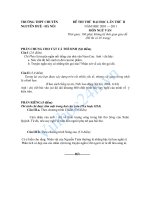 Trường THPT Nguyễn Huệ đề thi thử đại học văn khối D ppt