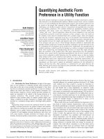 Quantifying Aesthetic Form Preference in a Utility Function pot