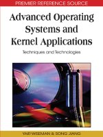 Advanced operating systems and kernel applications techniques and technologies