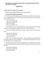 THỰC TRẠNG VÀ GIẢI PHÁP NHẰM NÂNG CAO NGUỒN NGUYÊN LIỆU SỮA CỦA CÔNG TY VINAMILK ppt