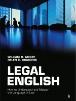 Legal English: How to understand and master the language of law pptx