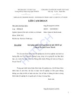 Luận văn: Giải pháp phát triển loại hình du lịch MICE tại công ty du lịch Focus Travel Sài Gòn docx