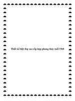 Thiết kế biệt thự cao cấp hợp phong thủy tuổi 1969 doc