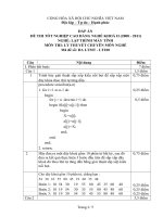 đáp án đề thi lí thuyết tốt nghiệp khóa 2 - lập trình máy tính - mã đề thi ltmt - lt (10)