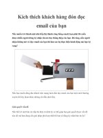 Kích thích khách hàng đón đọc email của bạn ppt