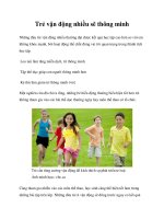 Trẻ vận động nhiều sẽ thông minh pdf