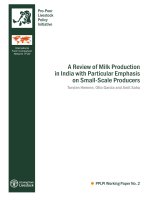 A REVIEW OF MILK PRODUCTION IN INDIA WITH PARTICULAR EMPHASIS ON SMALL-SCALE PRODUCERS pdf