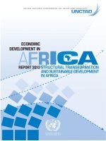 ECONOMIC DEVELOPMENT IN REPORT 2012 STRUCTURAL TRANSFORMATION AND SUSTAINABLE DEVELOPMENT IN AFRICA docx