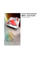 Aurora 3D Animation Maker - User Guide pot