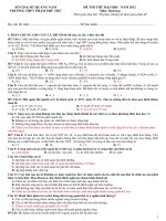 ĐỀ THI THỬ ĐẠI HỌC NĂM 2012 Môn: Sinh học potx