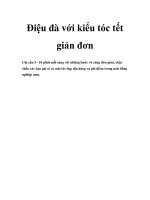 Điệu đà với kiểu tóc tết giản đơn pdf