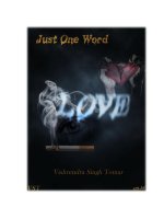 Just One Word, LOVE ppt