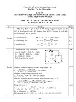 đáp án đề thi lí thuyết tốt nghiệp khóa 2 - điện công nghiệp - mã đề thi mã đề thi dcn - lt (48)