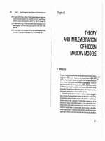 Fundamentals of speech recognition chapter 6