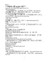 TIẾNG NHẬT THEO TỪNG BÀI - bài  22