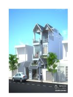 Thiết kế nhà 3 tầng diện tích 13,5 x 15,4m pptx