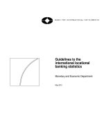 Guidelines to the international locational banking statistics - Monetary and Economic Department potx