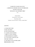 WASHINGTON AND HIS COLLEAGUES A CHRONICLE OF THE RISE AND FALL OF FEDERALISM pptx